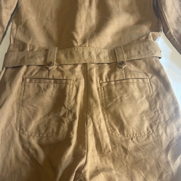 Banana Republic Stylish fatigue khaki Jumpsuit belt & pockets Y2K utility style - Picture 12 of 13